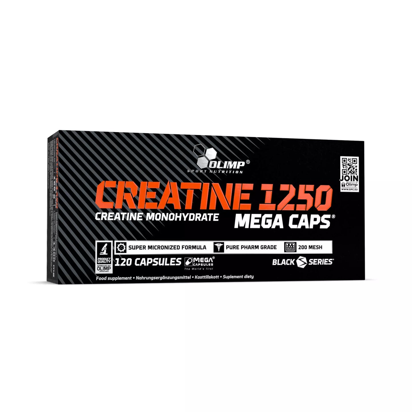 Creatine 1250 Mega Caps 120 gélules