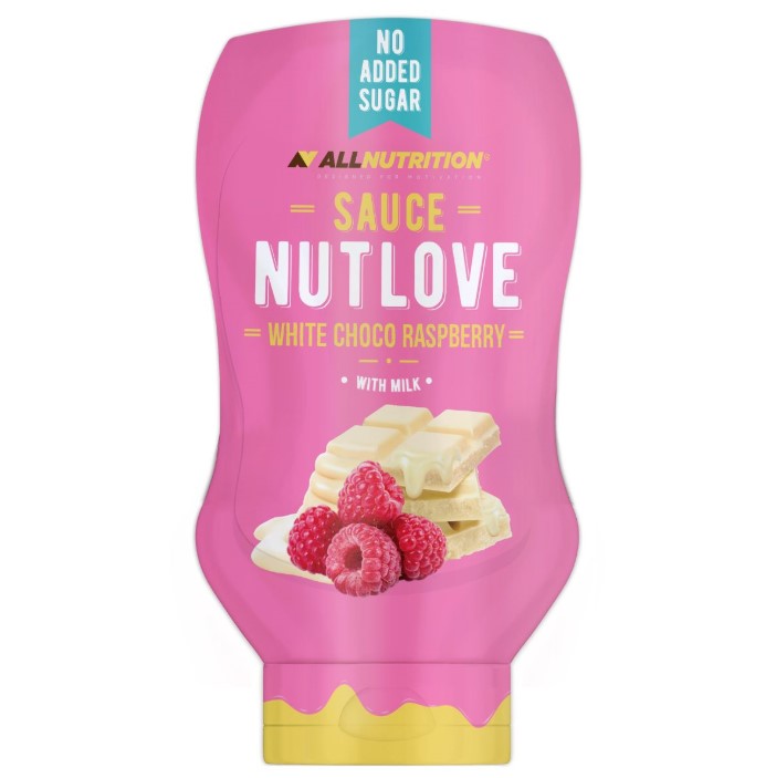 Sauce NUTLOVE chocolat blanc framboise