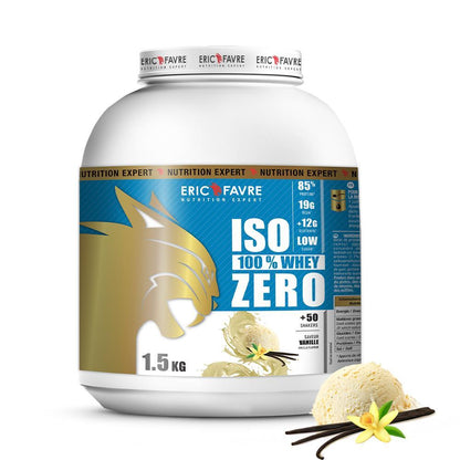 Whey Isolate zéro Eric Favre vanille